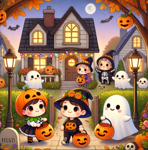 halloweenský obrázek